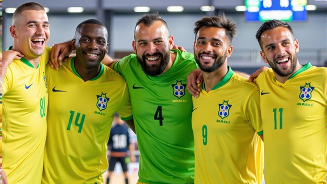 Futsal: Vitória Avassaladora do Brasil Sobre a Costa Rica Garante Vaga nas Quartas de Final