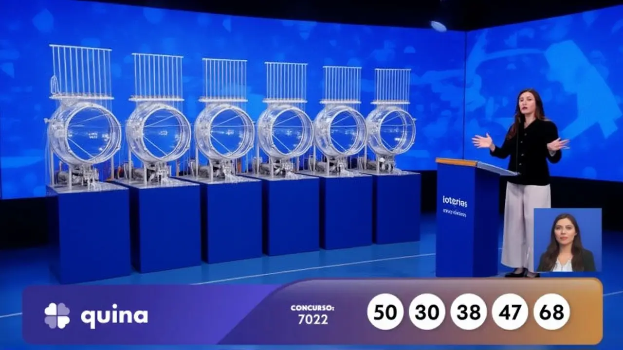 Quina acumula R$ 17,5 mi no concurso 7022; veja os números